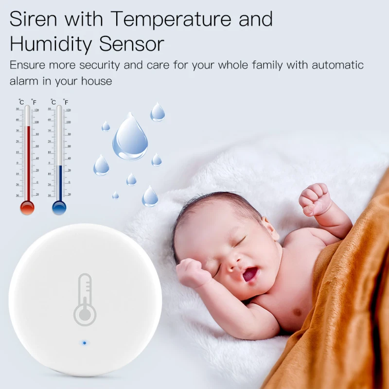 Najnovejši Tuya ZigBee Smart Temperature In Vlažnosti Tipalo Tuya/Smart Življenje App Baterijsko ZigBee Smart Home Security