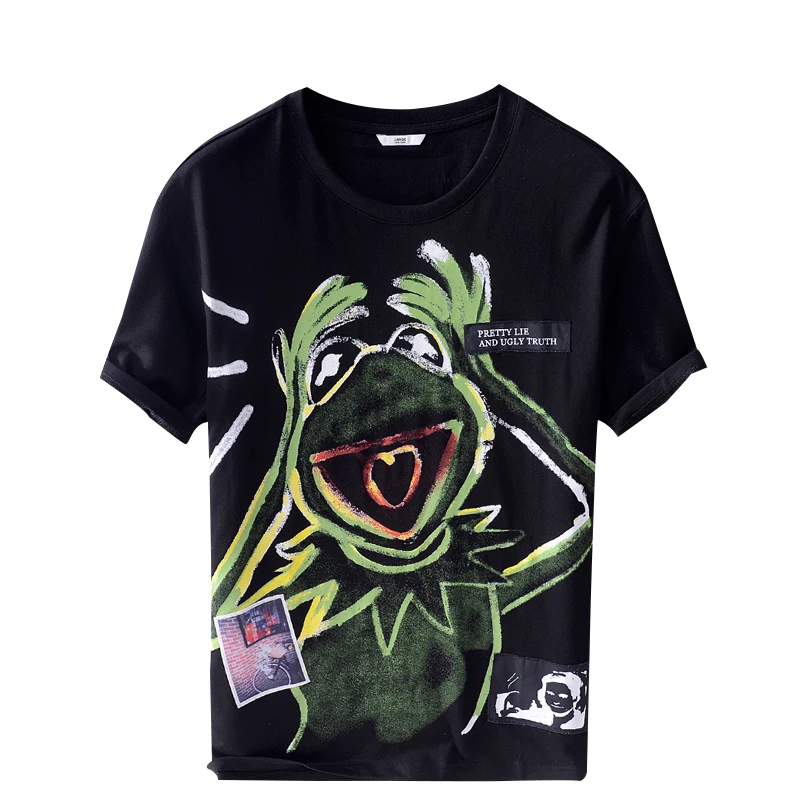 2019 Oblikovalec blagovne znamke bombaž majica s kratkimi rokavi moški poletje črna majica s kratkimi rokavi moški modni priložnostne majice za moške vrhovi tshirt moški camiseta