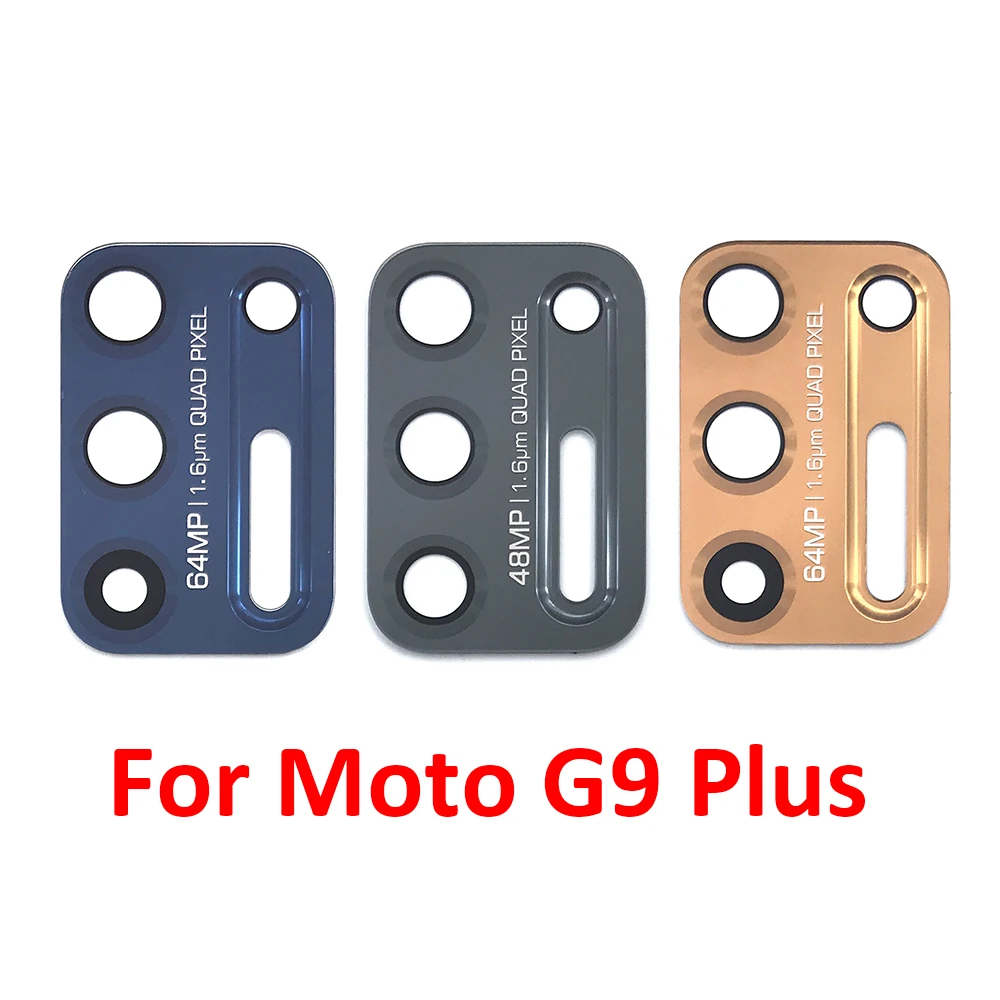 10Pcs/Veliko, Za Motorola Moto G7 Powe G8 Igrajo E6 Plus Zadaj Kamero Nazaj Steklo Objektiv z Lepilom Za Moto G8 G9 E7 Plus E 2020