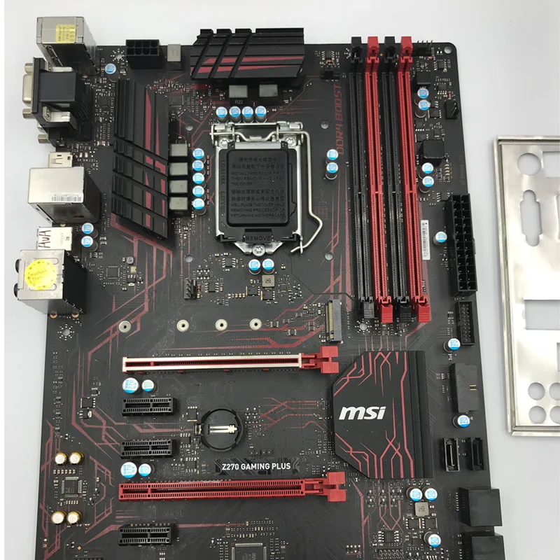 MSI Z270 GAMING PLUS Motherboard LGA1151 DDR4 PCI-E 3.0 1151 Intel Z270 Core i7/i5/i3 DDR4 Namizje Z270 Mainboard