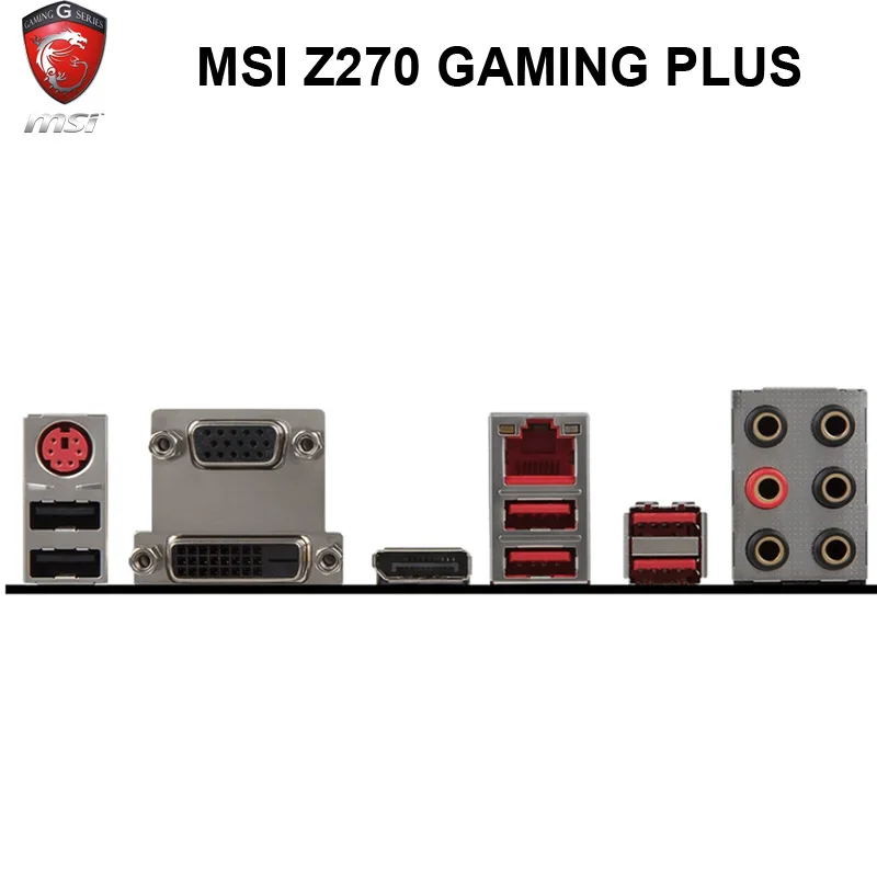 MSI Z270 GAMING PLUS Motherboard LGA1151 DDR4 PCI-E 3.0 1151 Intel Z270 Core i7/i5/i3 DDR4 Namizje Z270 Mainboard