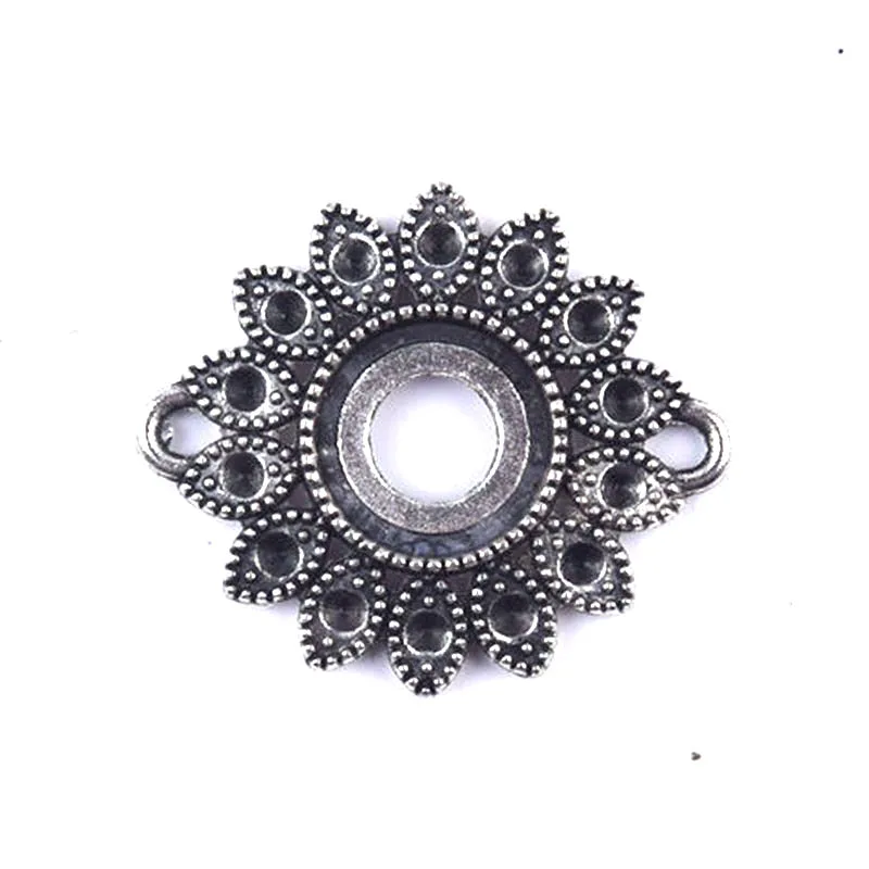 Debelo dvojno odprtino za majhne nakit podolgovat pladenj notranji okvir 10 mm nakit, pribor priključek