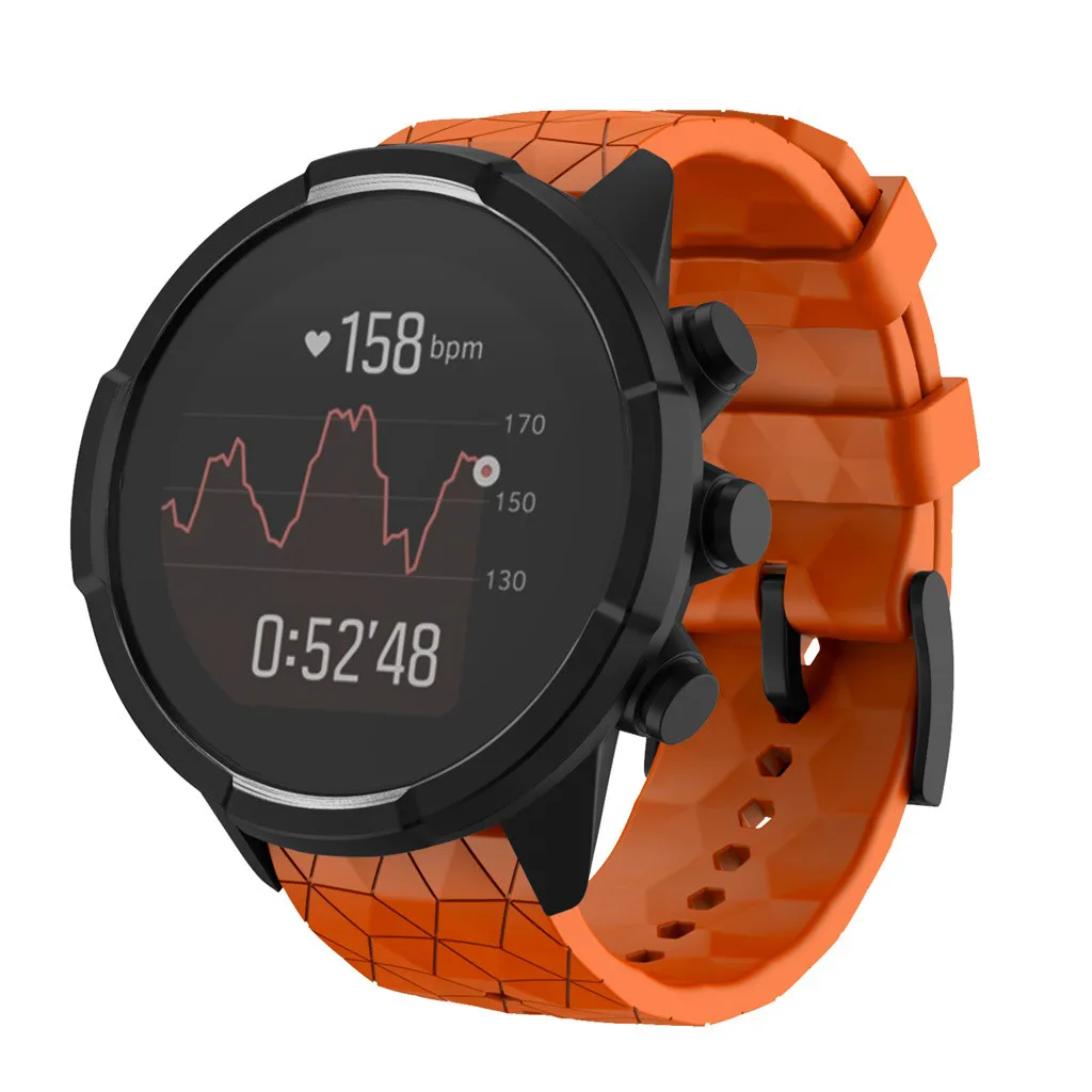 Zamenjava Silikonski Zamenjava Šport WristStrap Watch Band za SUUNTO 9/ Baro Smart Watch Šport Manšeta Dodatki