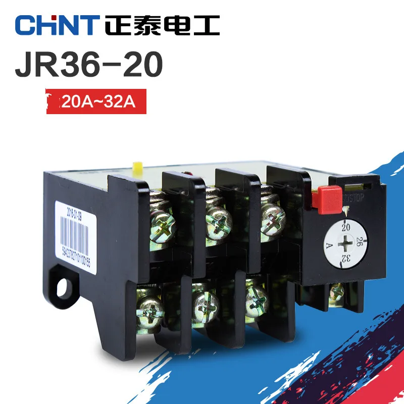 CHINT Toplotne Preobremenitve Rele Temperatura Preobremenitve Zaščitnik CHNT JR36-20 Trenutne Toplotne Rele 4A 3.5 5A 7.2 A