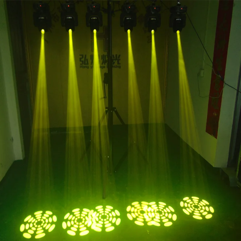 Led Moving Head Gobo 60 W Mini Glasbe, Zvoka, Svetlobe Fazi Božično zabavo Lumiere Laser Show Disco Dj Dmx Razsvetljavo