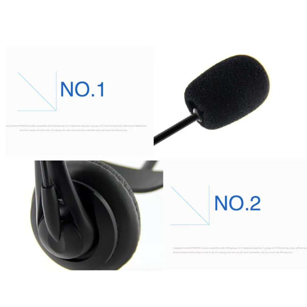 USB Slušalke z Mikrofonom USB Žična PC Stereo Slušalke z Mikrofonom šumov in Avdio Kontrole za klicni Center
