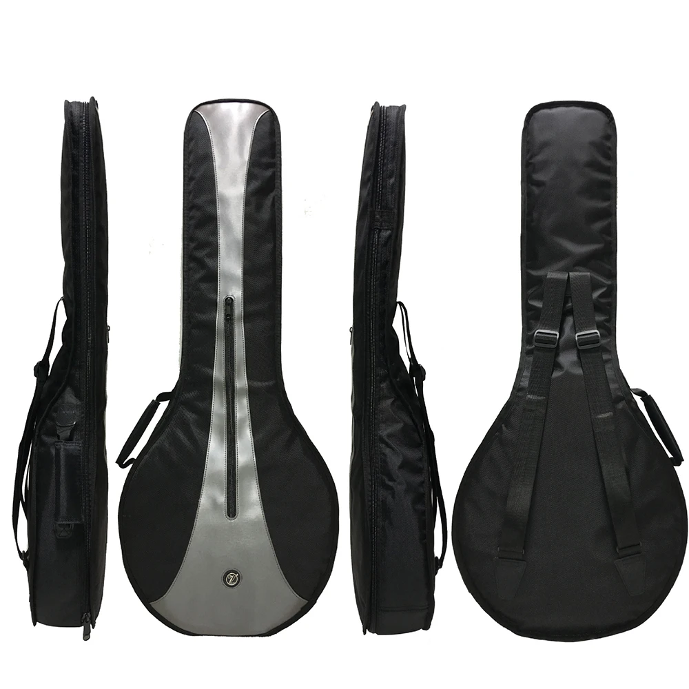 Banjo Vrečko Primeru Oblazinjeni Gig Bag za Open Back & Resonator Banjos Nahrbtnik Trak Design