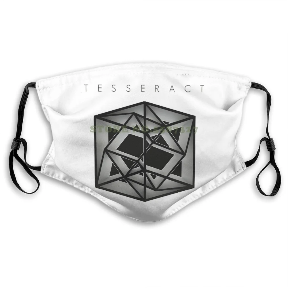 Maska Tesseract Metal Rock Band 5 Moda Smešno Design Bela Črna Enkratno Uporabo Zaščitne Maske