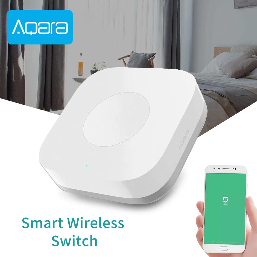 Aqara Smart Wireless ZigBee Stikalo Inteligentna Aplikacija Remote Control Wifi Povezave 1 banda Tipke Za Nadzor M