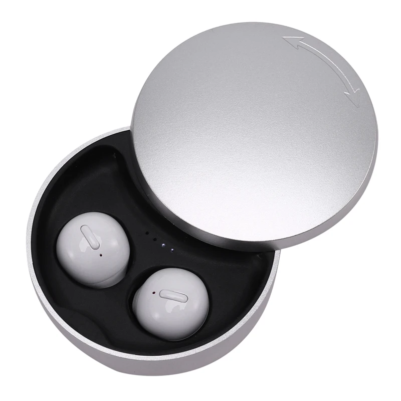 TWS X21S Bluetooth 5.0 Brezžične Slušalke za Zmanjšanje Hrupa Binaural HD Klic Čepkov Mini Nevidno Mini Slušalke s Polnjenjem Primeru