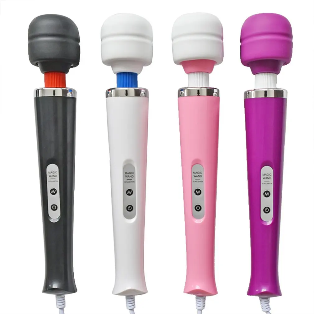 USB Polnjenje Močan Vibrator Sex Igrače za Žensko, 10 Speed Magic Wand Massager, Stopala Glavo Polno Telo, Vibracijska Masaža Stick