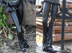 BJD lutka obleko za 1/3 1/4 SD17 Stric punčko velikost moda za moške elastični nogi popravila črne usnjene hlače lutka dodatki