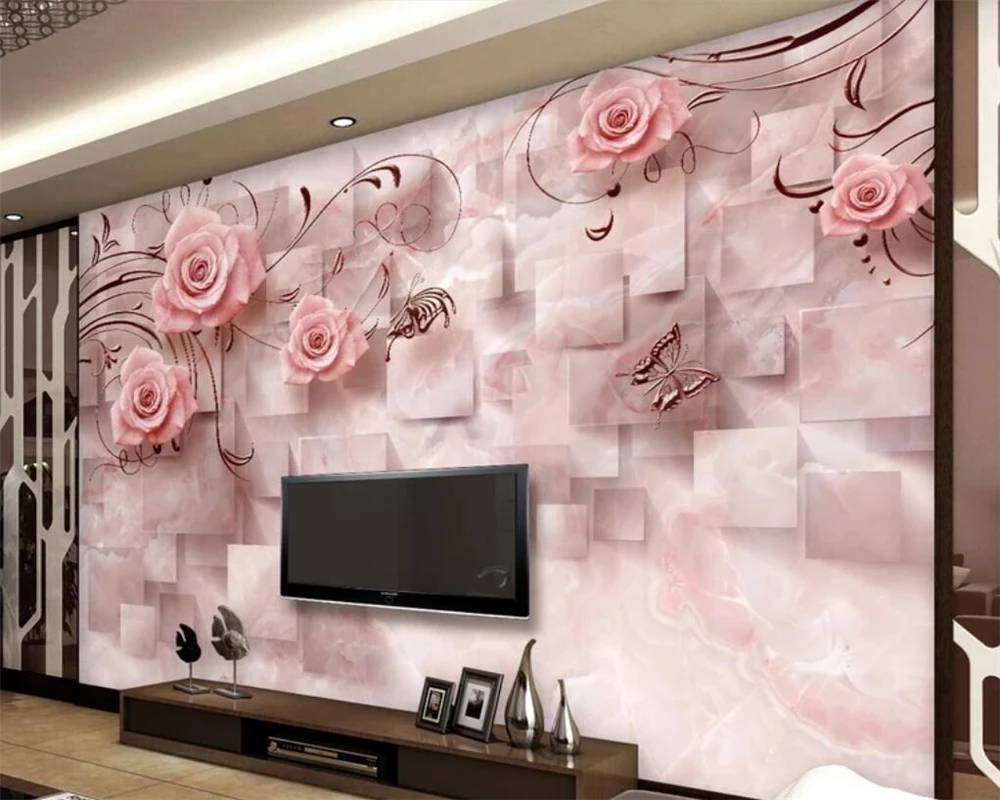 Beibehang ozadje po Meri marmorja super lepo romantično dnevna soba reliefni TV stene papirja dekorativni ozadju 3d ozadje