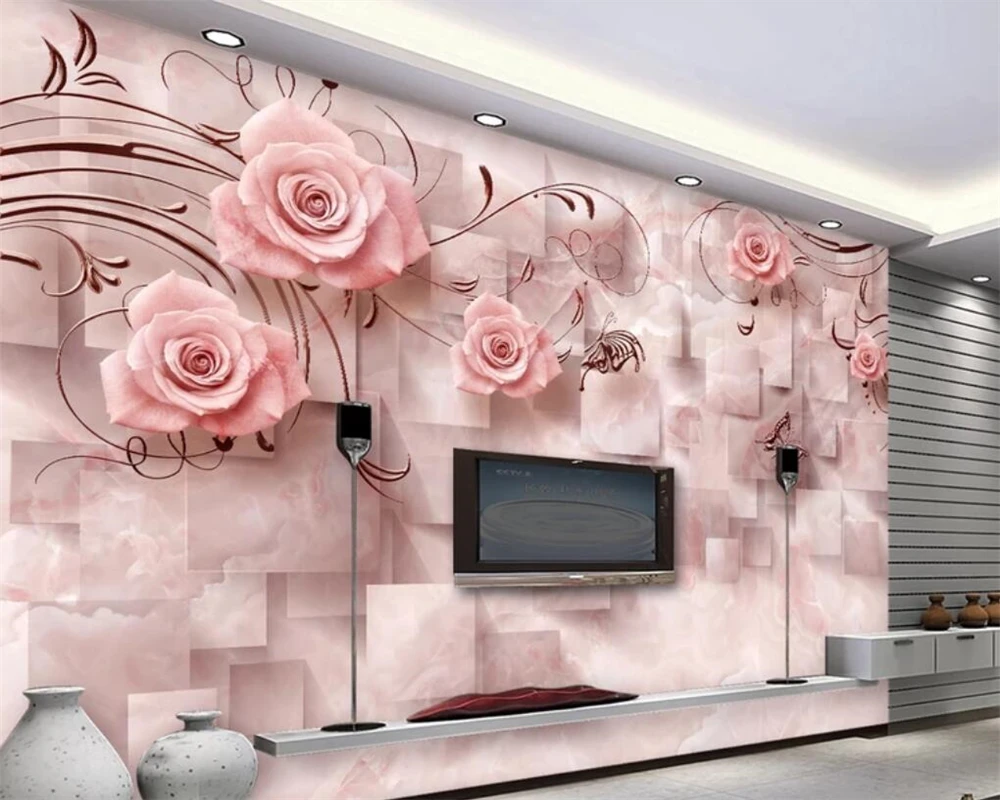 Beibehang ozadje po Meri marmorja super lepo romantično dnevna soba reliefni TV stene papirja dekorativni ozadju 3d ozadje