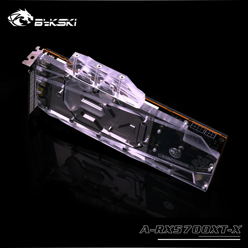 Bykski za /Referenčna Izdaja RX 5700 XT / 5700XT GPU Vode Blok AMD GRAFIČNO Kartico / Polno Kritje Baker Radiatorski Blok vodno hlajenje