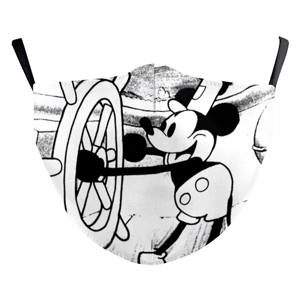 1 KOS Disney Oblikovanje po Meri Za Odrasle Proti Prahu Filter Diy Srčkan Print Stroj Masko Risanka Mickey Minnie Znak Maske