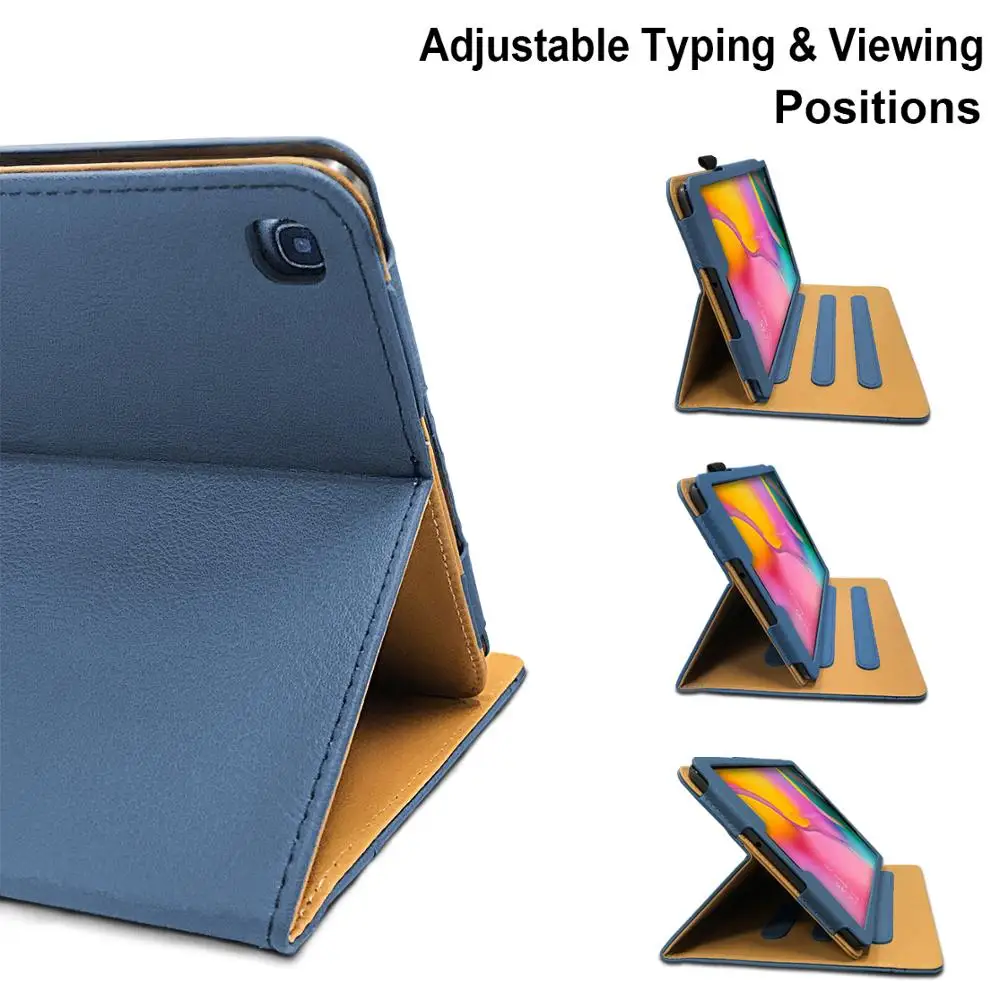 Usnje Samsung Tab 10.1 2019 Primeru Svinčnik Nosilec Za Samsung Galaxy Tab 10.1 Primeru SM-T510 T515 Tablette Samsung Pokrov