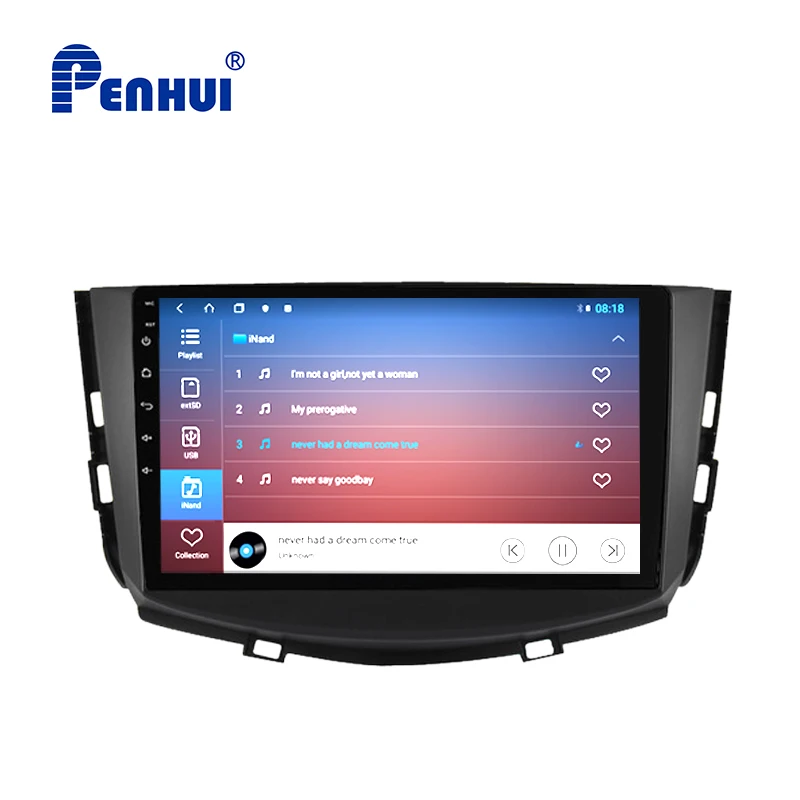 Android Avto DVD Za Lifan X60 2012-2016 Avto Radio Večpredstavnostna Video Predvajalnik Navigacija GPS Android 10.0 Double DIn