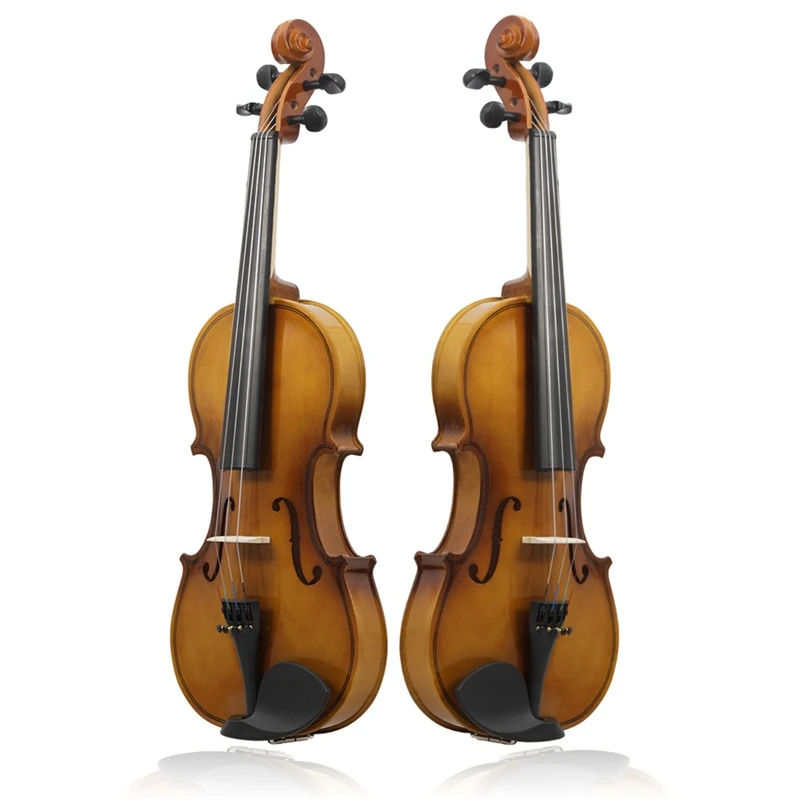 4/4 Polni Velikosti Akustični Violina Violina Lesa, Z Ohišjem, Ki Je Lok Kolofonije Violino