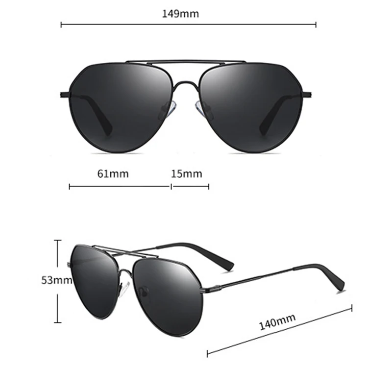 KEITHION Pilotni Polarizirana sončna Očala Moške, Ženske, Modno Kovinsko Letalstva Polarizirana sončna Očala Vožnje Sunglass UV400