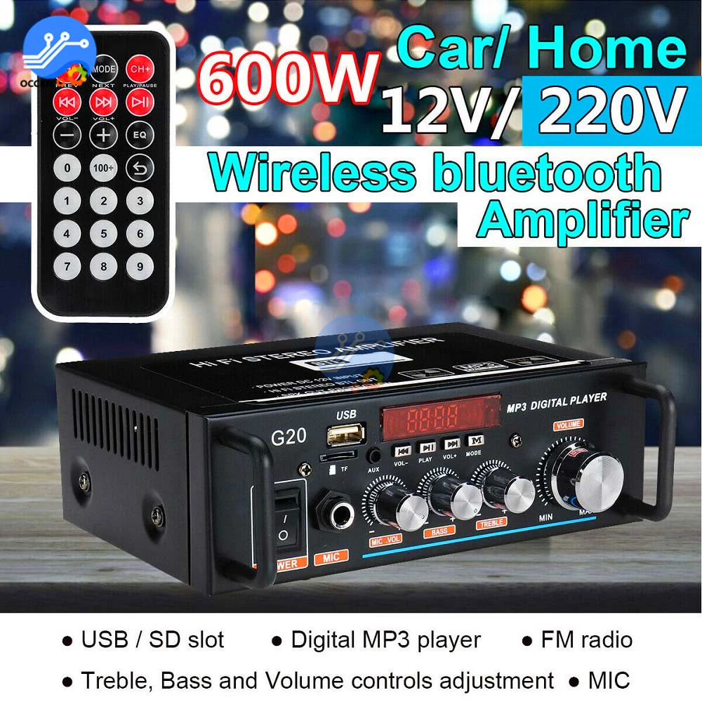NAS Vtičnice 220V 600W DIY komplet ojačevalec za zvočnike zvočne opreme doma glasbe v stereo subwoofer ojačevalnik kontrolnika za glasnost za avto