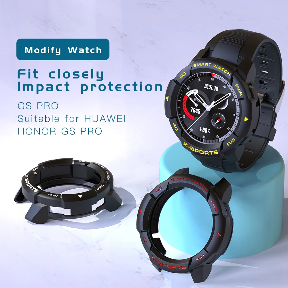 SIKAI 2020 Novo Primeru Za Huawei Honor Watch GS Pro TPU Lupini Zaščitnik Cover Band Trak Zapestnica Polnilec za Čast GS Pro Watch