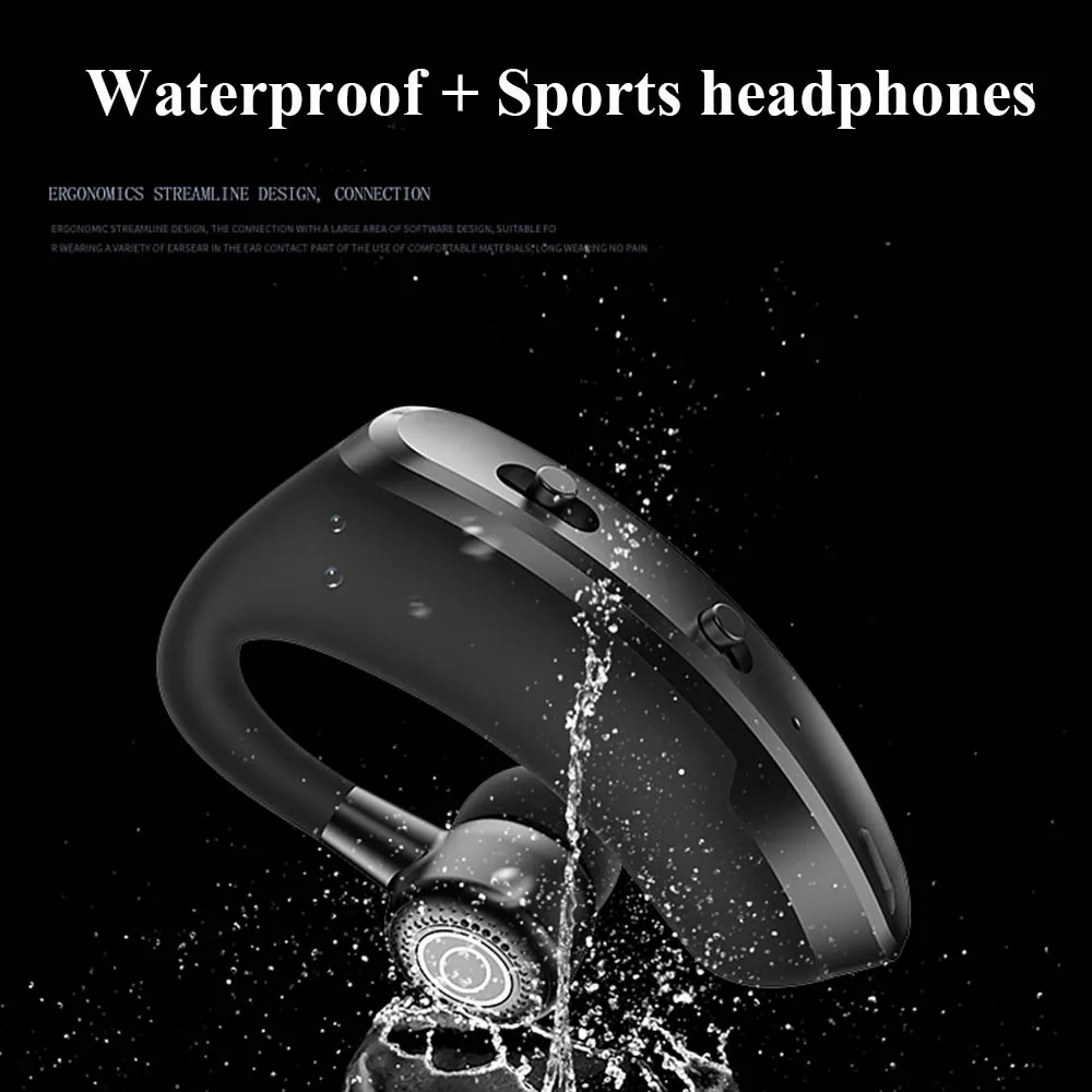 V9 slušalke Bluetooth slušalke za Prostoročno uporabo brezžične slušalke Poslovnih slušalke Pogon Klic Športne slušalke za iphone, Samsung