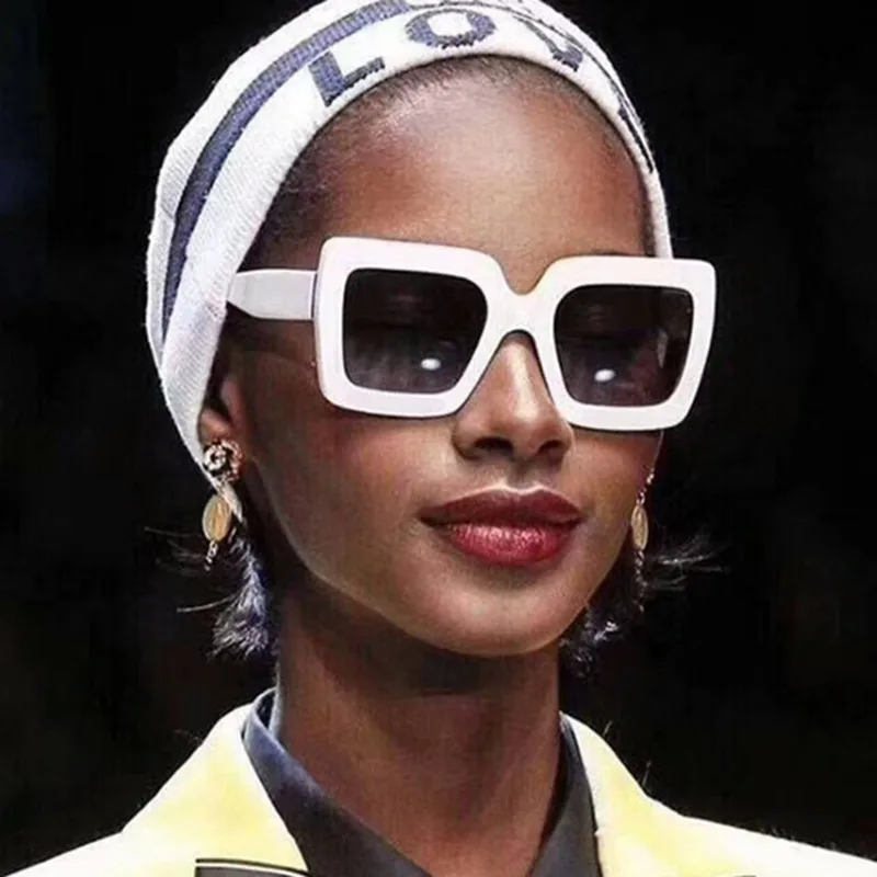 Moda Kvadratnih sončna Očala Ženske blagovne Znamke Oblikovalec Prevelik sončna Očala Ženske UV400 za Ženske Big Okvir Odtenki Ženske sončna Očala