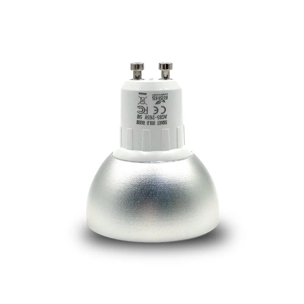 Gu10 LED WiFi Žarnica Alexa googlova Domača stran Pomočnik IFTTT Tuya Smart Življenje APP Remote Control RGBCW Luči LED Žarnice Dimmer