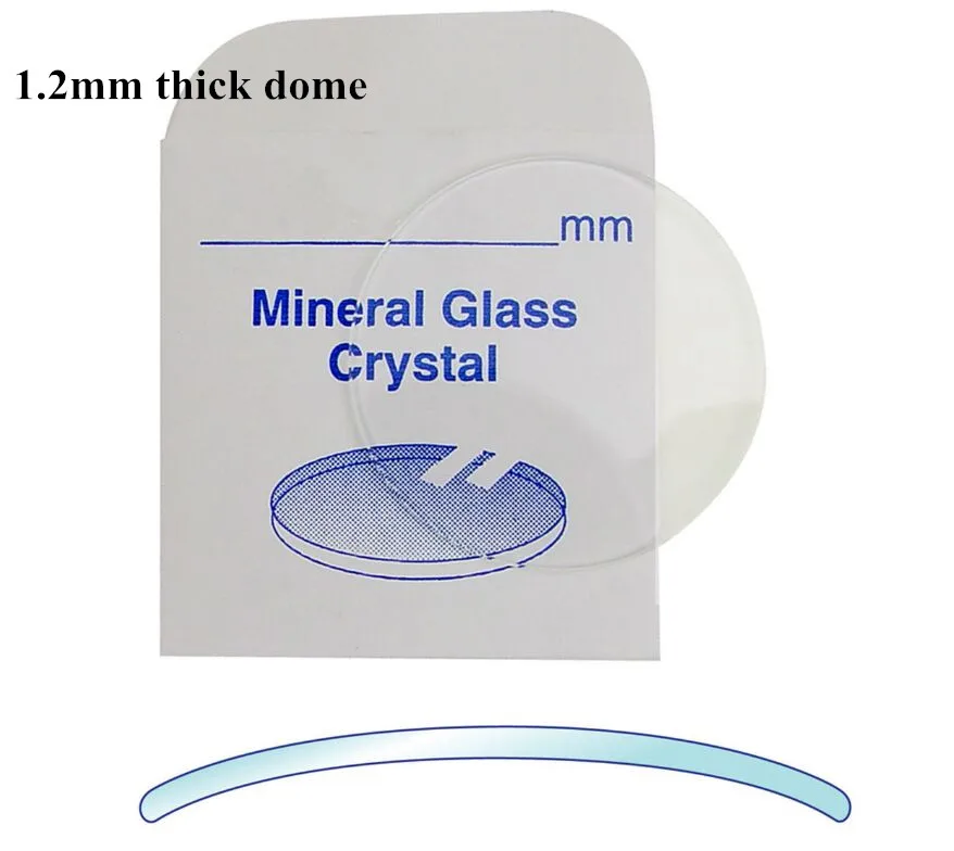 Pazi, Kristalna Kupola In Krog Mineralno Steklo, Kristal 1,2 mm Debele 18-44.5 mm Velikost