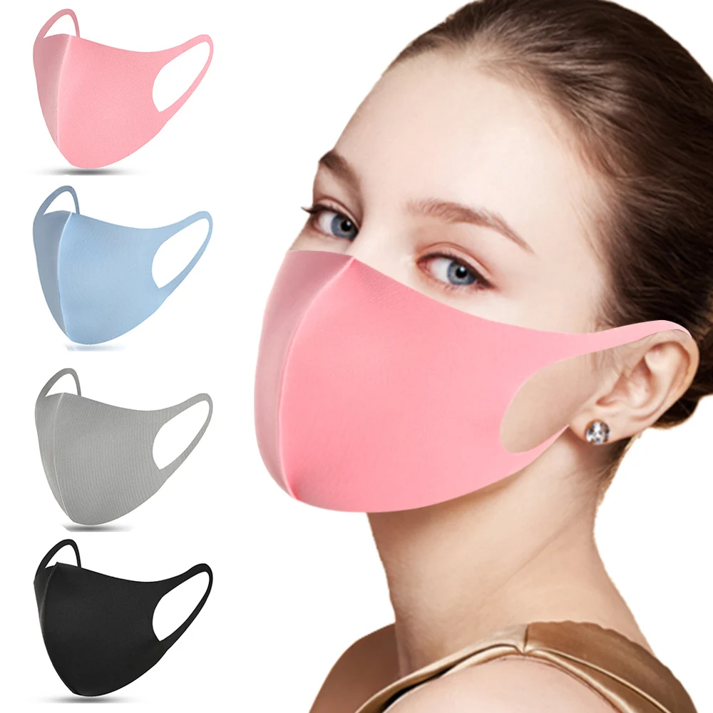 20pcs Mascarillas Lavables Elastično Držalo Masko za enkratno uporabo Bombaž Moda 3D Maskara Respirador Za Dekleta Moški Ženske