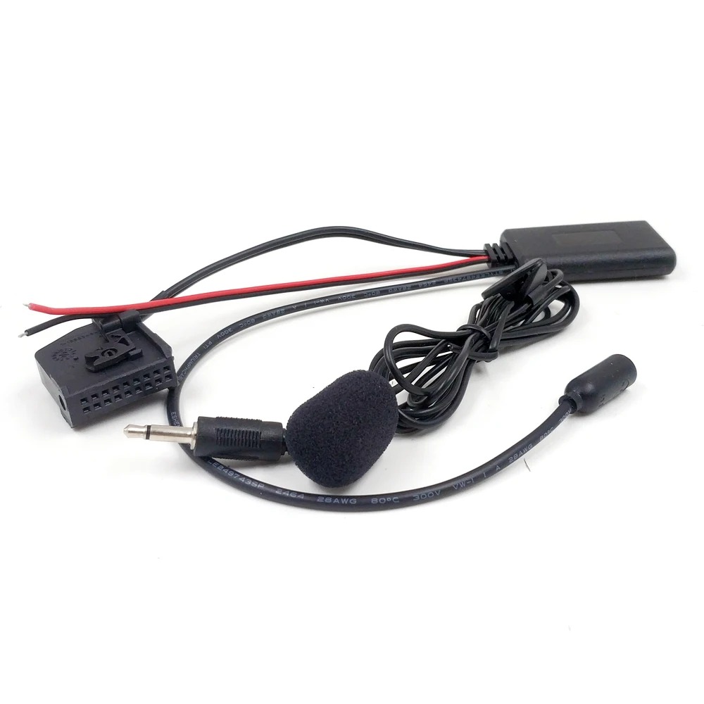 Biurlink 18Pin 3.5 mm Audio AUX Bluetooth V Mikrofon Kabel Adapter Za Mercedes Benz Comand 2.0 W203 W209 W211