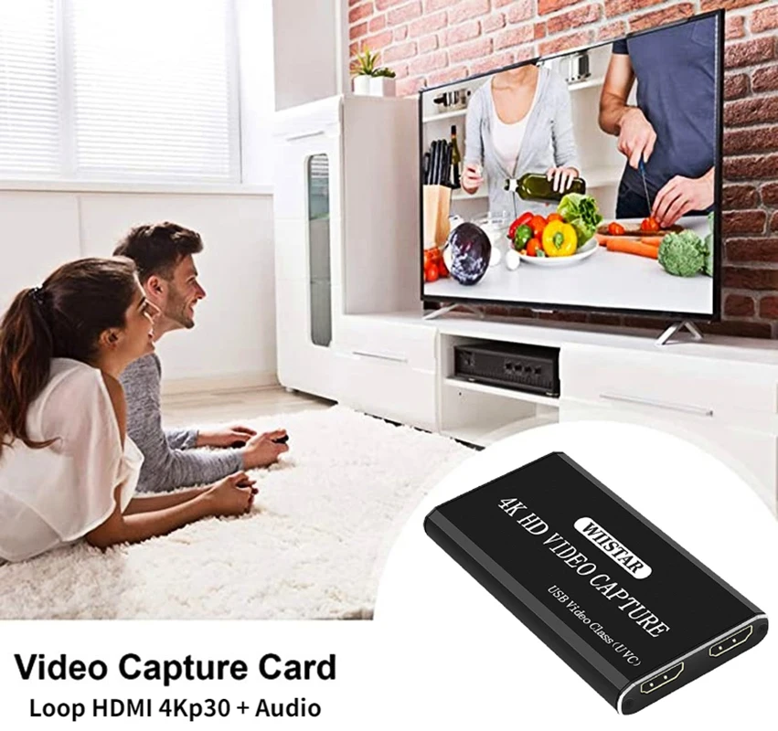 4K HDMI Video Zajem Sim Box HDMI USB Tip-C HD Video Pretvornik, HDMI 1080P Izhod, v Živo Pretakanje Oddaj Snemanje Videa