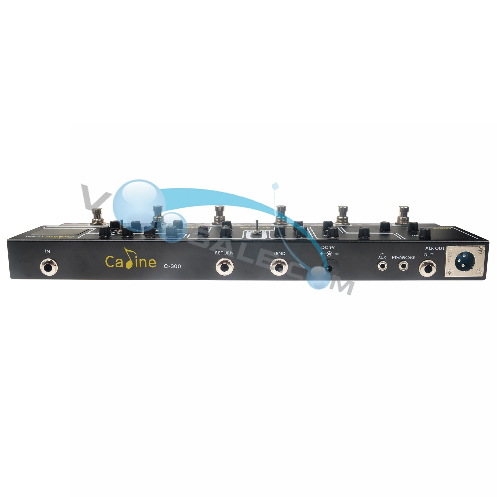 Caline C300 Multi Učinki Pedal 9V Sprejemnik Amp Modeliranje Kitara Pedal Učinek Kitaro Pribor Kitare Deli Z XLR Audio Kabel