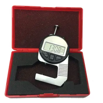 0 do 12,7 mm Prenosni Natančen Digitalni Merilnik Debeline Meter Tester Mikrometer S Točko Merjenje Obrazi