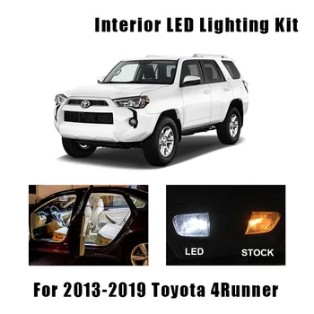 16 Žarnice Bele LED Notranja Luč za Vgradnjo, Primerna Za 2013-2016 2017 2018 2019 Toyota 4Runner Branje Tovora Vrata Ogledalo Licence Lučka
