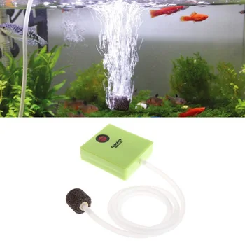 1Pc Ultra Tiho Akvarij Črpalka Zrak Dry Cell Baterija Upravlja Zunanji Prenosni Eno Vtičnico Fish Tank Kisika Zračni Kompresor Črpalka