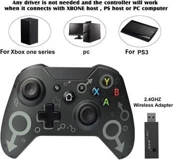2.4 G Brezžični Gamepad Za Xbox Enim Brezžičnim Krmilnikom Za Xbox Eden/Ena S/One X/P3/Windows Gamepad Palčko Blazinice