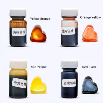 20 Barvnih Epoksi Smole, Barvila za Barvanje Barvilo Črnilo UV Smolo Pigment Nakit, Izdelava