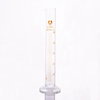 2pcs Visoko borosilicate stekla merilni valj,Prostornine 50 ml,Progresivno Steklo Laboratorij Valj