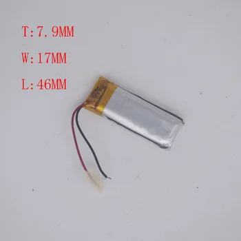3,7 V Litij-Polimer Baterija 791746/802045 Snemanje Peresa DIY Polnjenje Jedro 800mAh