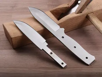 440C Nož Rezilo Prazne Nož, zaradi česar DIY deli Lovski Nož nož za Kampiranje