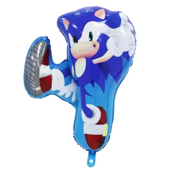 5pcs/veliko Sonic Hedgehog Balon Super Junak Sega Igra Fans Folija Balon Vesel Brithday Dekoracijo Sonic Stranka Balon