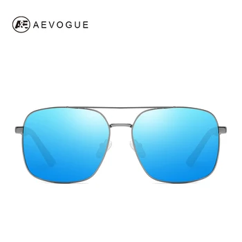 AEVOGUE Nova sončna Očala Moških Dve Žarki Kvadratnih Retro Polarizirana Kovinski Okvir Modna Unisex sončna očala UV400 AE0774