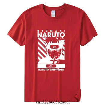 Anime Naruto Risanka Moških Bombaž Tshirt Ženske Priložnostne 90. letih Slog Manga Vrhovi Tee Unisex Strip Oblačila,Padec Ladijskega prometa
