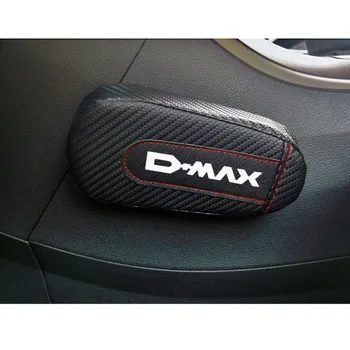 Avto Styling za Isuzu Dmax D-max 1pc Ogljikovih Vlaken Usnje Noge Blazina za Kolena Pad Armrest Pad Notranjost Avtomobila Dodatki