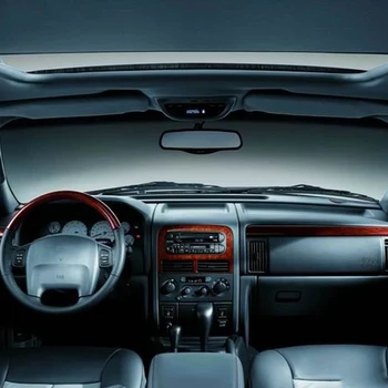 Avtomobilski Stereo Radio DVD Fascias Armaturna Plošča Ploščo Trim Kit Kritje za Jeep Grand Cherokee za Wrangler za Dodge