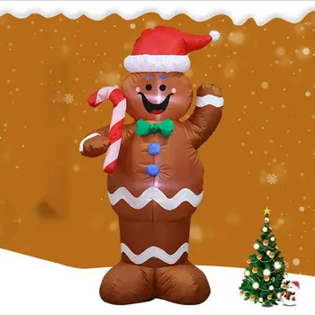Božič Rekvizitov, Napihljive Igrače Medenjaki Santa Claus Obliko Napihljivi Model Smešno Uspešnosti Rekviziti