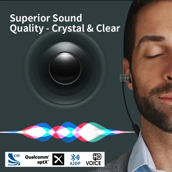 Brezžične Slušalke so Magnetni Sport Slušalke Sweatproof CVC6 Lossless Stereo Čepkov šumov Slušalke z Mikrofonom
