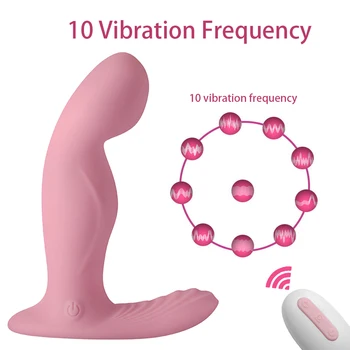 Brezžični Daljinski Dildo, Vibrator Sex Igrače za Ženske Pari 10 Hitro Vibrira Silikonski G Spot Klitoris Stimulator Spolnih Izdelka